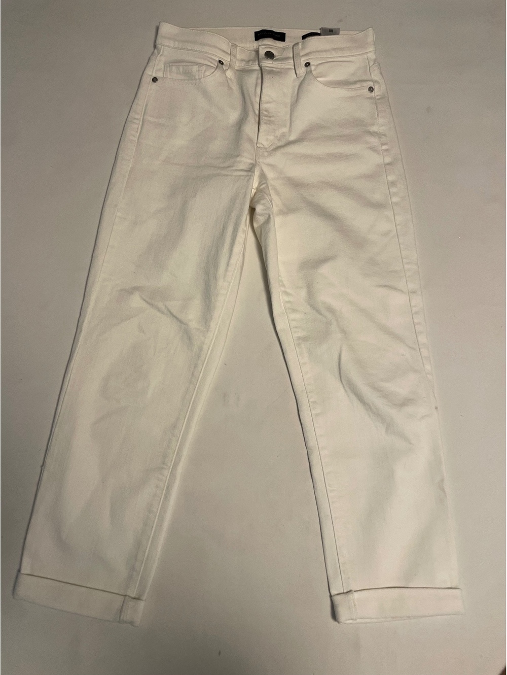 Banana Republic Midrise Straight White Jeans Size 27